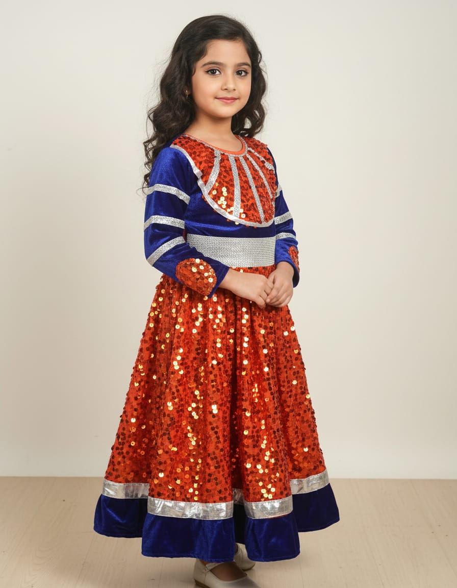 Girls Festive Ethnic Anarkali Dress